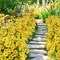 Artificial Flowers Outdoor Faux Plants UV Resistant 12 Bundles Fake (Yellow) 13"D x 3"W x 3"H
